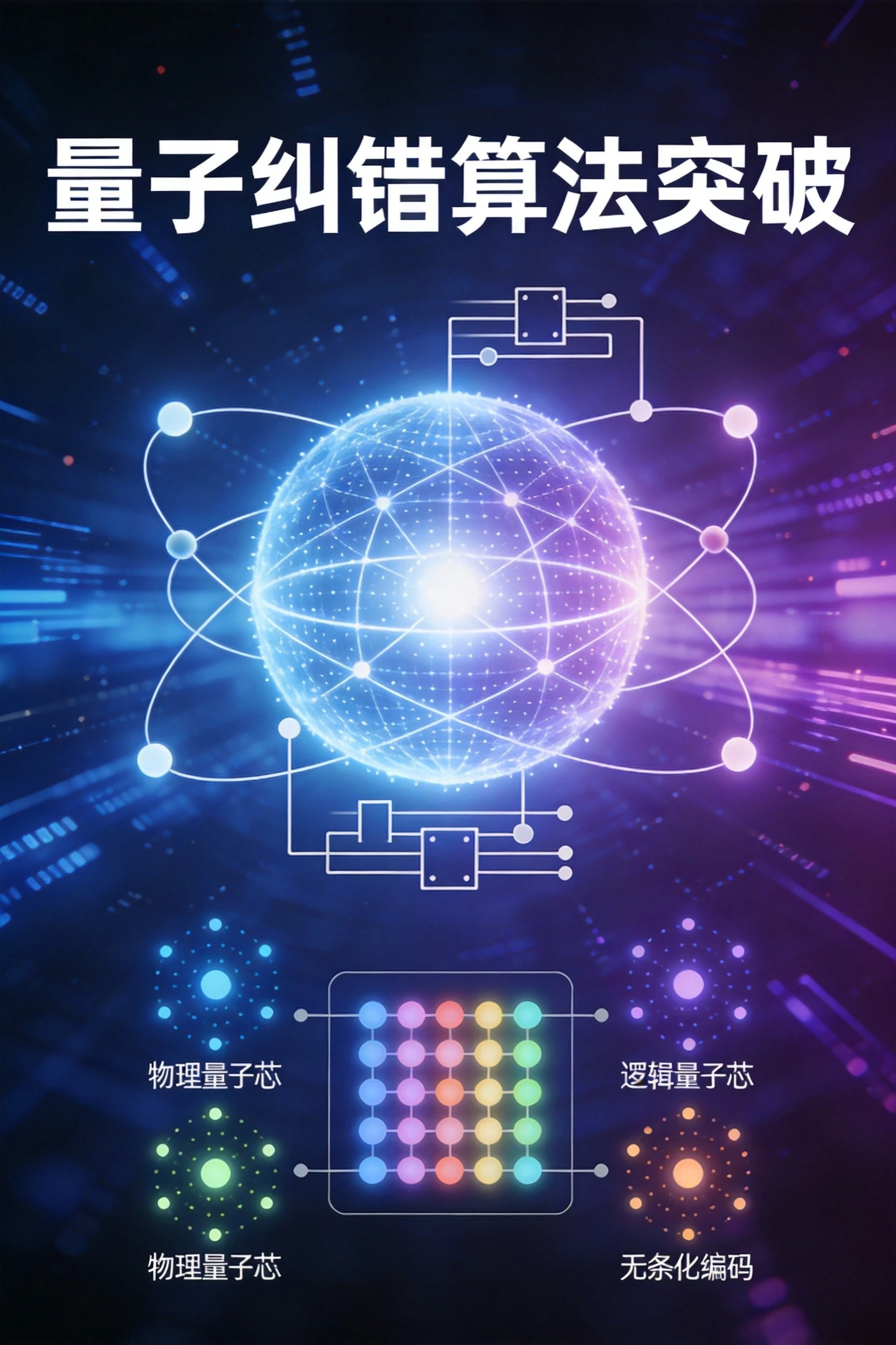 量子纠错算法突破”卡脖子”困局：量旋科技×港科大方案入选QEC