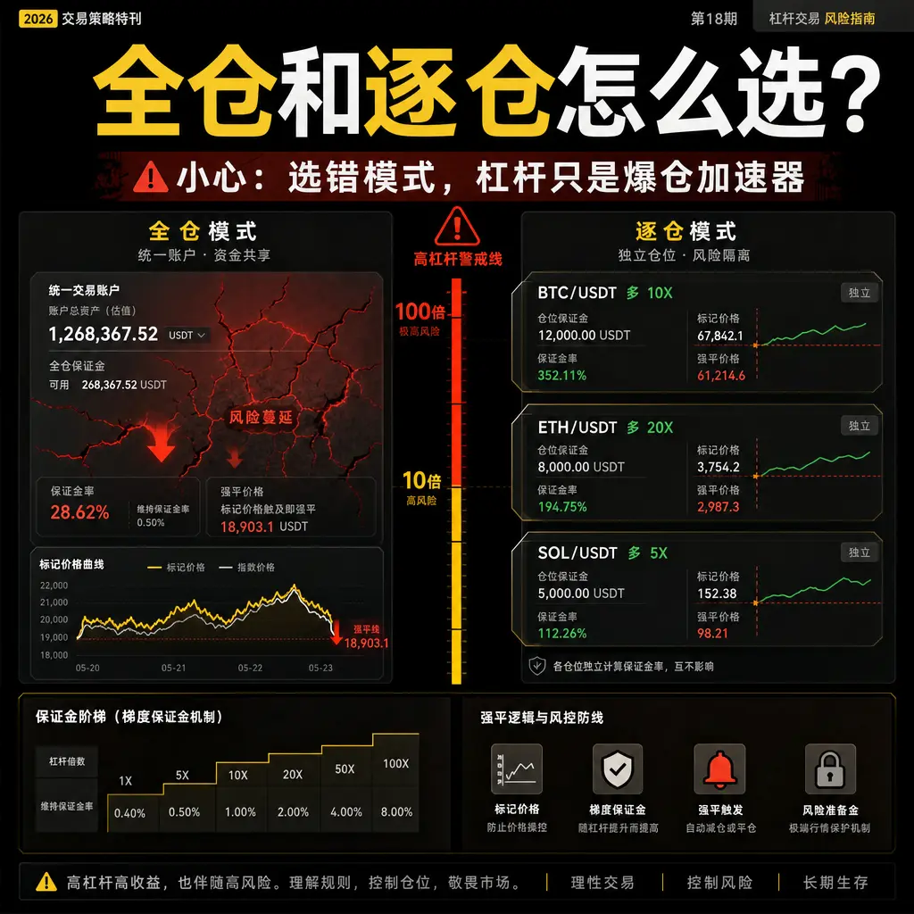 杠杆不只是倍数游戏：OKX全仓与逐仓模式背后的风险隔离黑科技