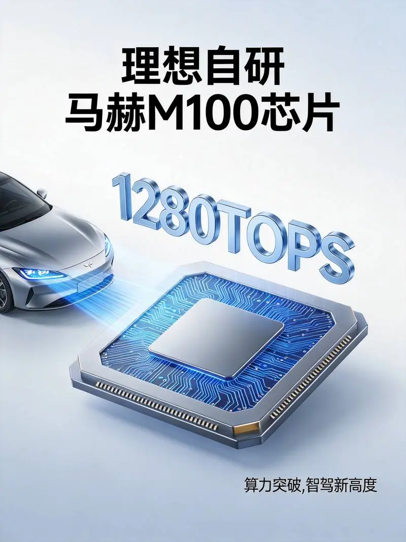理想自研马赫M100芯片：1280TOPS算力背后的数据流架构革命