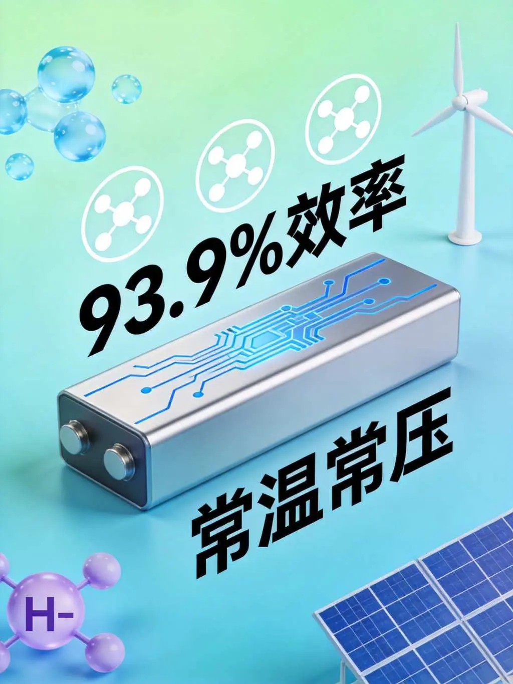 气固氢负离子电池：常温常压储氢技术如何改写氢能产业格局