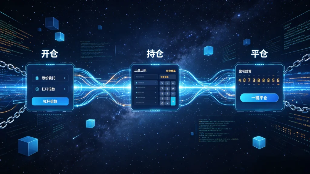 开仓到平仓的完整流程和关键数据