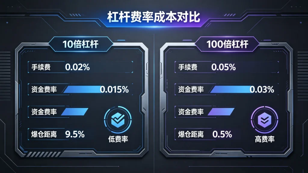 杠杆费率成本对比
