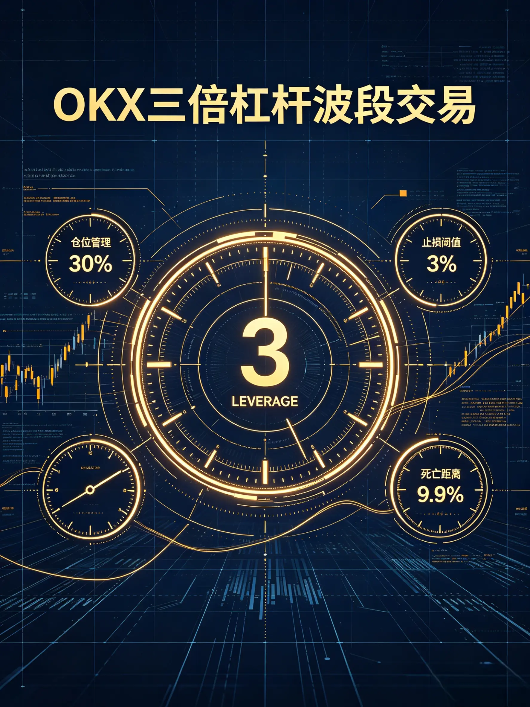 OKX三倍杠杆波段交易:2026年仓位管理全攻略,9.9%死亡距离怎么用才不爆仓?