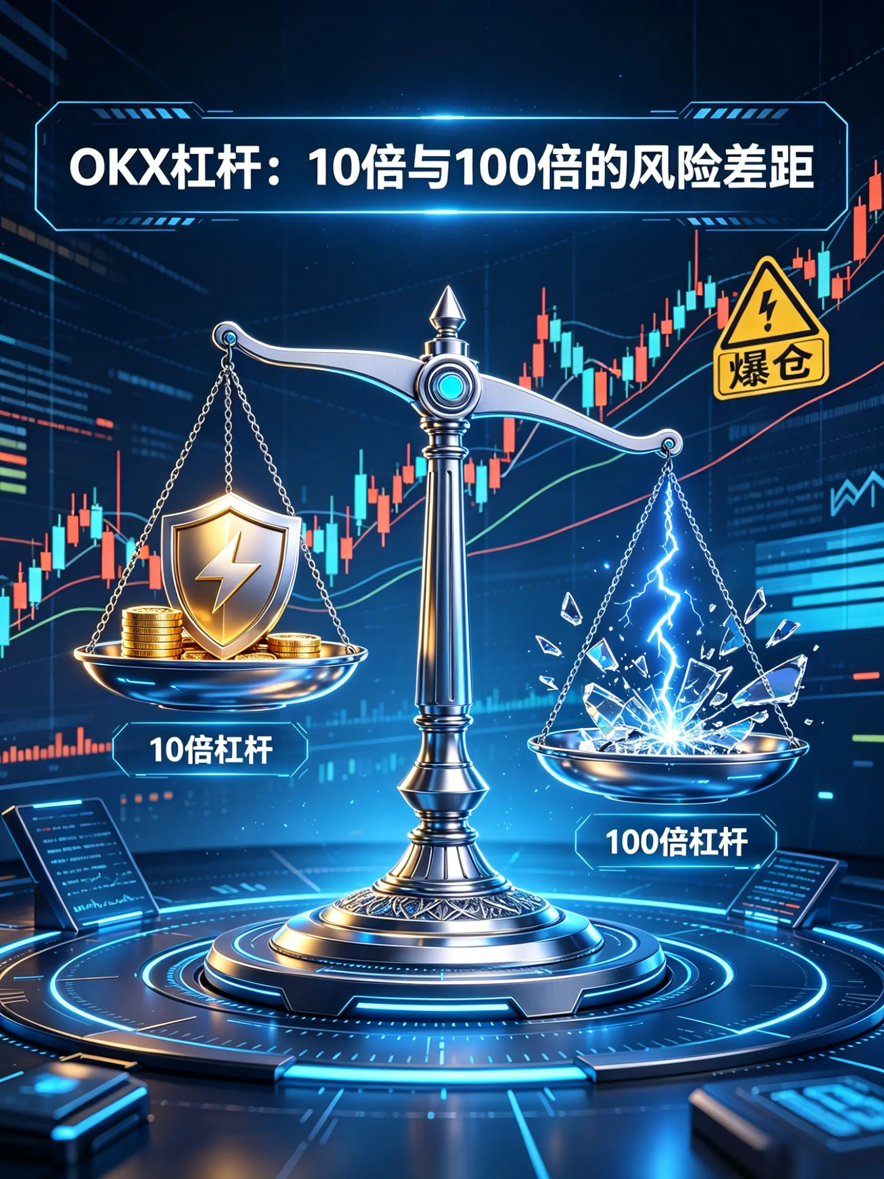 交易所杠杆教程:10倍和100倍的风险差距,远比你想的大