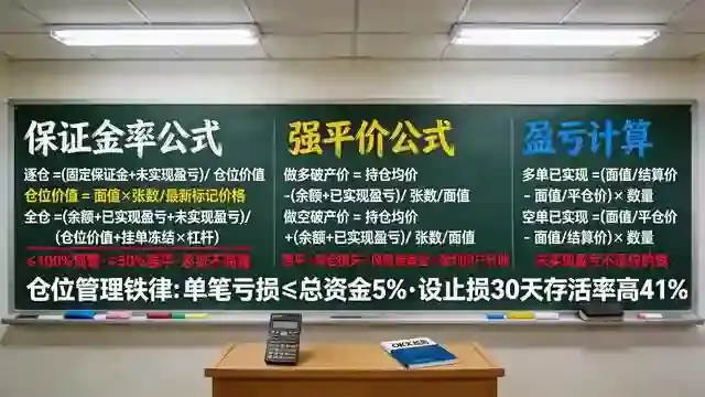 黑板粉笔推导合约公式