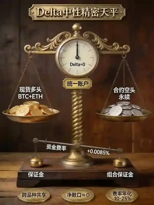 合约创新工场：统一账户下的多币种保证金对冲，一键实现永续合约的Delta中性策略