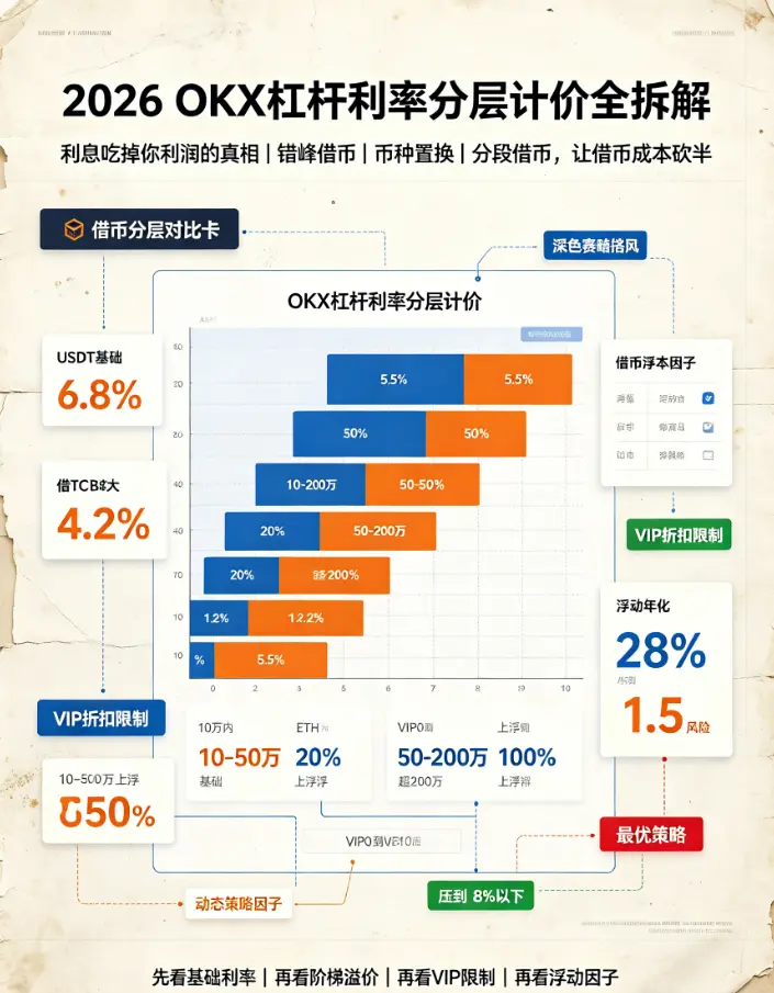 杠杆利率分层计价全拆解:利息吃掉你利润的真相,这招让借币成本砍半