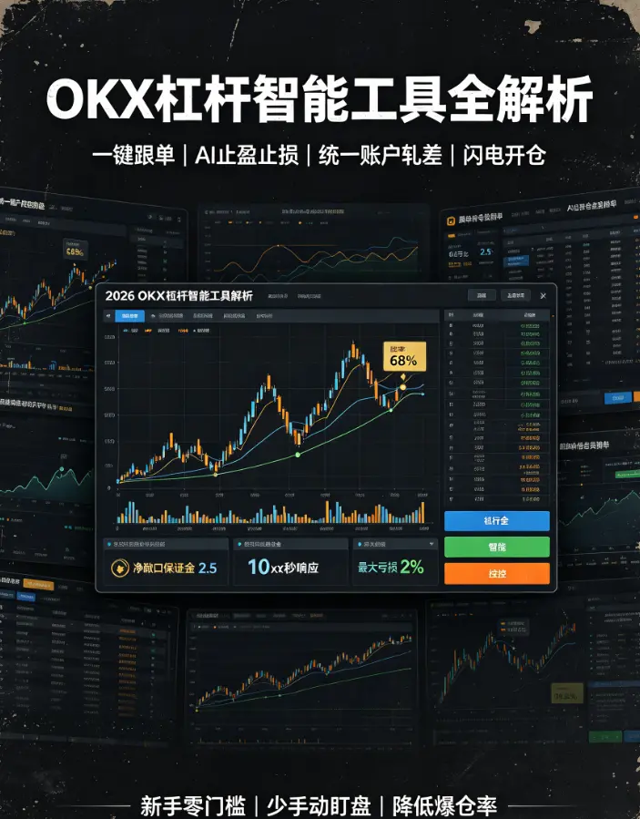 杠杆智能工具全解析:一键跟单+AI止盈止损+统一账户轧差,新手零门槛实操教程