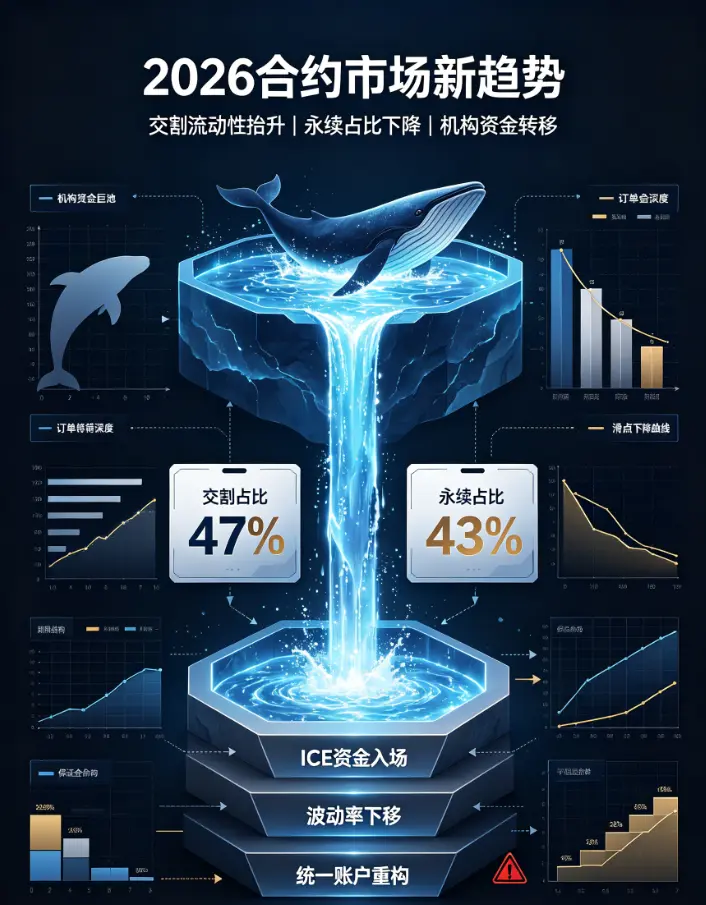 合约市场新趋势:交割/永续流动性分化,机构资金偏好转移下的套利逻辑与散户生存指南