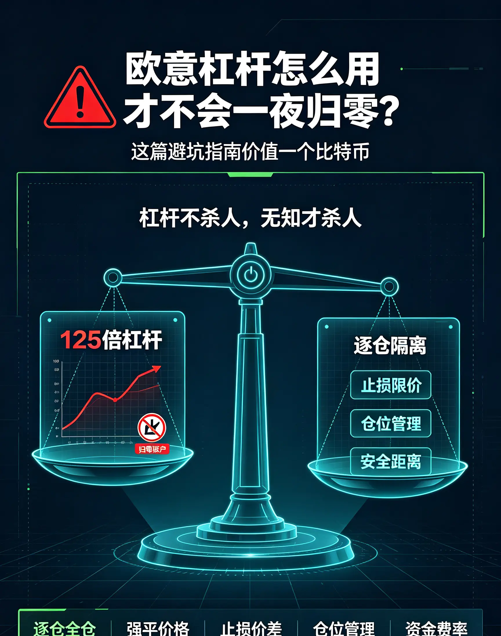 杠杆怎么用才不会一夜归零?这篇避坑指南价值一个比特币