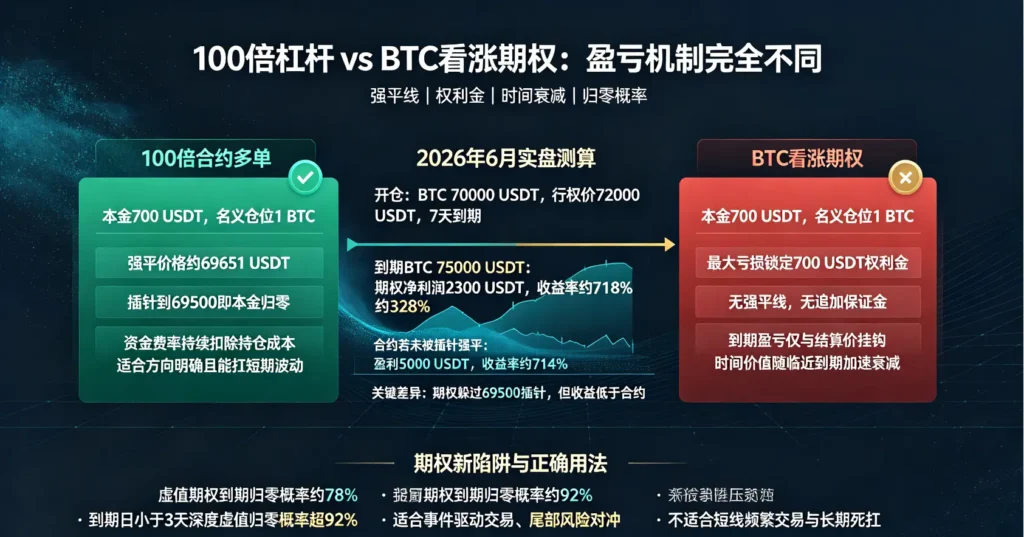 期权合约风险对比图