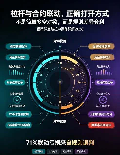 杠杆交易与合约联动的正确打开方式:交易所借币做空与对冲操作详解