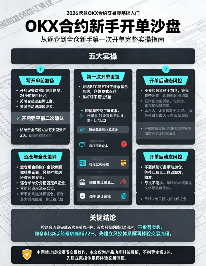 欧亿合约交易零基础入门 从逐仓到全仓新手第一次开单完整实操指南